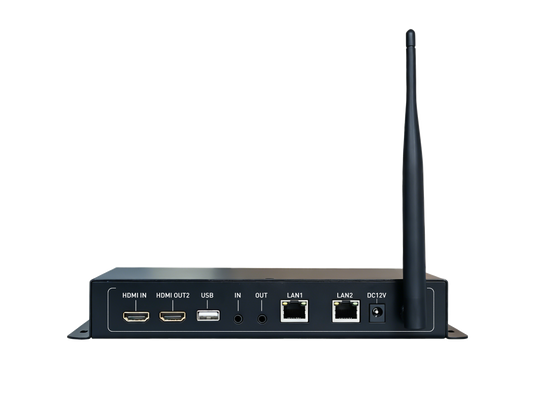 EN_HHN03_PRO CVDAW HDMI encoder/decoder, dual network ports, supports HDMI soft loop output and 4K60Hz hard loop output, supports USB external storage reading, suitable for security, live broadcast, industrial screen recording, cashier screen recording