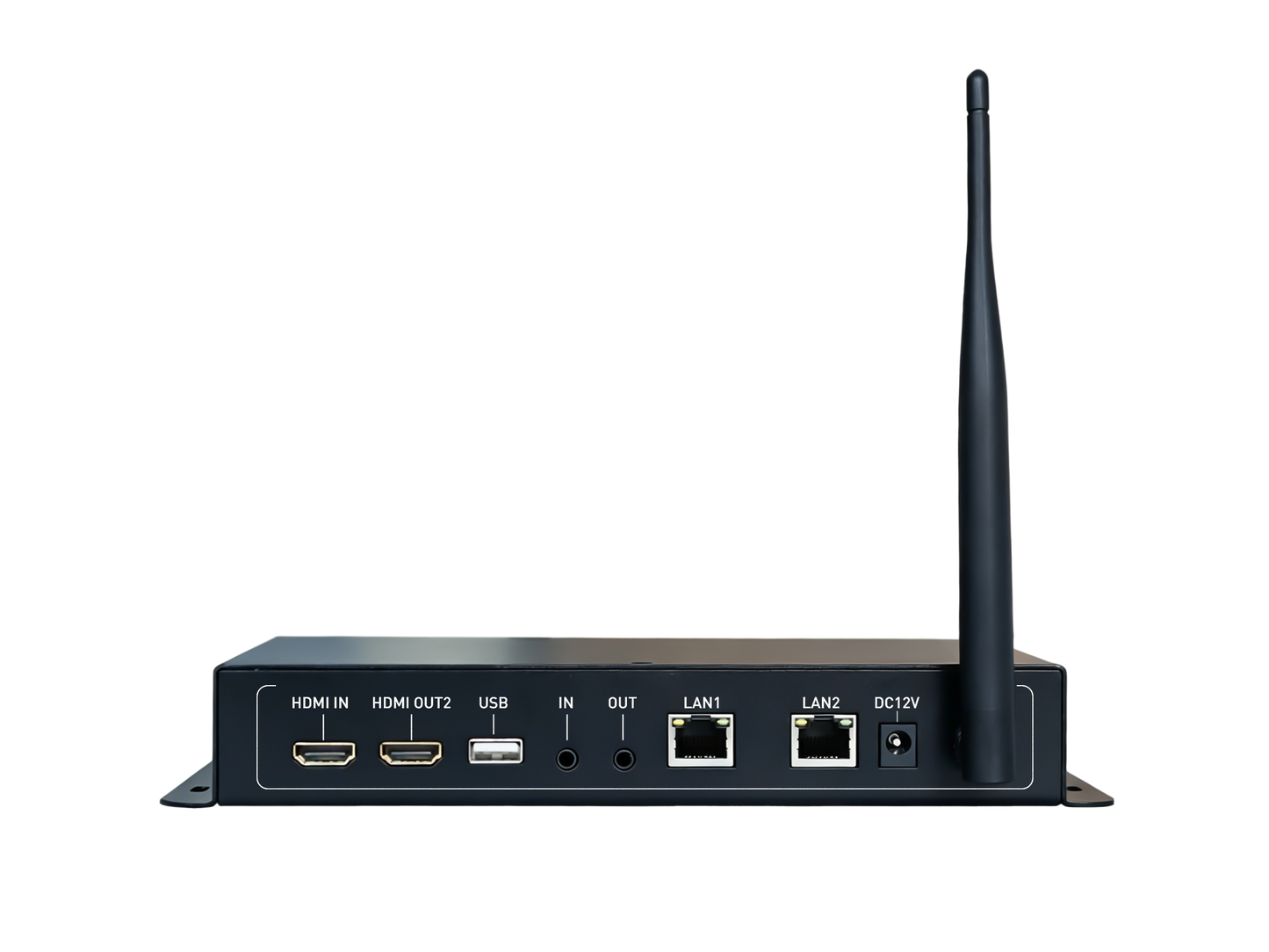 EN_HHN03_PRO CVDAW HDMI encoder/decoder, dual network ports, supports HDMI soft loop output and 4K60Hz hard loop output, supports USB external storage reading, suitable for security, live broadcast, industrial screen recording, cashier screen recording