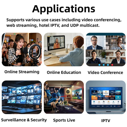 DE_NHN01 HDMI Video Decoder Support RTMP RTSP SRT FLV HLS TS for YouTube TikTok Live Streaming & Media Playback